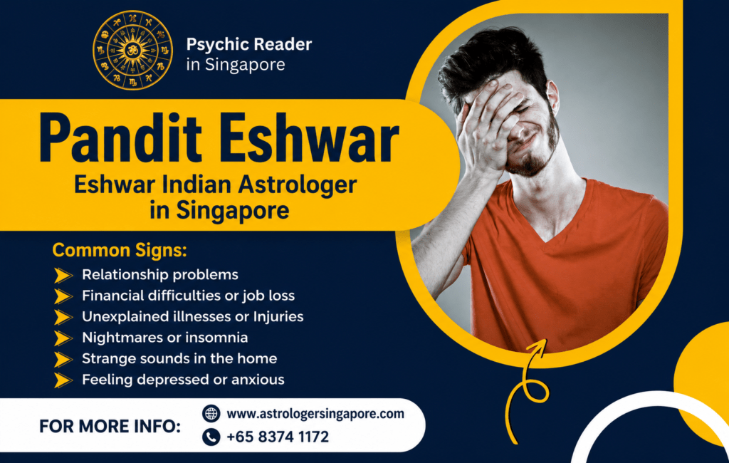 Navigating Life’s Uncertainties: Why Pandit Eshwar is the Most Trusted Psychic Reader in SingaporeLife is a beautiful journey, but it frequently presents us with unexpected crossroads. Whether you are navigating the turbulent waters of a relationship, facing stagnation in your career, experiencing financial stress, or simply feeling a lack of direction, uncertainty can be overwhelming. During these times, finding a source of authentic, compassionate, and accurate guidance becomes invaluable.If you have been searching for a reliable psychic reader in Singapore, you are not alone. Thousands of individuals turn to spiritual wisdom every day to find clarity and peace of mind. Among the most respected names in the region, Pandit Eshwar stands out as a beacon of hope, offering profound psychic readings and holistic spiritual solutions to help you reclaim control of your destiny.What is a Psychic Reading, and How Can It Help You?At its core, a psychic reading is a deeply spiritual practice that transcends the boundaries of the physical world. A gifted psychic utilizes heightened intuitive abilities, spiritual energy, and sharp psychic perception to tap into the vibrational energies surrounding an individual.Unlike general advice, a professional psychic consultation delves into the unseen forces shaping your life. It allows you to:Uncover Past Influences: Understand how past experiences and karmic cycles are affecting your current circumstances.Decipher Present Challenges: Gain an objective, birds-eye view of your current obstacles, stripping away confusion and anxiety.Reveal Future Possibilities: Discover upcoming opportunities and potential pitfalls, empowering you to make proactive, informed decisions.Whether you seek answers regarding your romantic life, business ventures, or personal well-being, an accurate psychic reading in Singapore serves as a roadmap to a more fulfilling future.Meet Pandit Eshwar: Singapore’s Leading Indian Psychic ReaderWhen seeking spiritual guidance, the expertise and intent of the practitioner are paramount. Pandit Eshwar is a highly renowned Indian psychic reader in Singapore who has dedicated his life to the ancient arts of astrology, psychic perception, and spiritual healing.With years of rigorous training and inherited spiritual wisdom, Pandit Eshwar combines natural intuitive gifts with deep astrological knowledge. His approach is rooted in empathy, strictly confidential, and entirely focused on delivering practical, life-changing results. Rather than offering vague predictions, he provides specific, actionable insights tailored to your unique energy profile."My mission is not just to predict what lies ahead, but to empower you with the clarity and spiritual strength needed to overcome any obstacle." — Pandit EshwarComprehensive Spiritual and Psychic Services OfferedTo address the diverse challenges of modern life, Pandit Eshwar offers an array of personalized psychic and spiritual services in Singapore:1. Love and Relationship Psychic ReadingsRelationships are the cornerstone of human happiness, yet they are often the source of immense emotional pain. As a specialized love psychic reader in Singapore, Pandit Eshwar helps couples and singles decode their romantic destinies. He provides answers to burning questions such as:Is my current partner my true soulmate?How can we resolve persistent marital conflicts and misunderstandings?Will I ever get my ex-love back?When will I meet the right person for marriage?2. Career and Financial ConsultationsIn today’s competitive economic landscape, professional uncertainty can trigger severe anxiety. Through targeted career psychic readings, Pandit Eshwar helps entrepreneurs, corporate professionals, and students identify their inherent strengths, choose the right career paths, and pinpoint the perfect timing for business investments or job transitions.3. Spiritual Healing and Negative Energy RemovalSometimes, the barriers we face are not physical, but energetic. If you feel an unexplainable heavy burden, constant bad luck, or sudden friction in your household, you may be dealing with stagnant or negative energies. Pandit Eshwar specializes in aura cleansing, energy balancing, and negative energy removal, restoring harmony and peace to your personal space.4. Traditional Divination TechniquesFor a comprehensive analysis, Pandit Eshwar seamlessly integrates various traditional modalities into his readings:Palm Reading (Chiromancy): Reading the lifelines to understand your character and destiny.Horoscope and Astrology Reading: Analyzing planetary alignments at the time of your birth.Tarot Reading: Utilizing archetypal card layouts to answer specific, immediate life questions.The Key Benefits of Consulting a Psychic Reader Near MeChoosing to book a session with the best psychic reader in Singapore yields profound benefits that extend far beyond simple curiosity:Benefit AreaWhat You Gain From a ConsultationEmotional HealingRelease deep-seated stress, anxiety, and emotional blockages through compassionate spiritual counseling.Relationship HarmonyGain deep insights into your partner's mind, improving communication, trust, and mutual respect.Strategic ClarityMake confident choices regarding major life shifts, such as buying property, changing jobs, or relocating.Spiritual AwakeningUnderstand your higher soul purpose and feel more aligned with the universe.Signs It Is Time to Seek Professional Psychic GuidanceIt is easy to dismiss our struggles as temporary, but waiting too long can prolong unnecessary suffering. You should consider scheduling a psychic consultation with Pandit Eshwar if you are currently experiencing:🔄 Repetitive Patterns: Experiencing the exact same failures in relationships or finances repeatedly.📉 Sudden Setbacks: Suffering unexpected financial losses or sudden career stagnation despite hard work.💔 Marital Disconnect: Feeling a growing, unexplainable distance between you and your spouse.🌫️ Mental Fog: Feeling entirely directionless, empty, or spiritually confused.🔋 Chronic Fatigue: Feeling energetically drained or sensing an oppressive, negative presence around you.Why People Trust Pandit Eshwar Above All OthersWith numerous practitioners available online, finding a genuinely trusted psychic reader in Singapore requires care. Clients consistently choose and recommend Pandit Eshwar for several defining reasons:Proven Accuracy: His readings are celebrated for their precision and deep relevance to the client’s real-world situation.Absolute Confidentiality: Every session is treated with the highest level of privacy and professional ethics.Holistic Solutions: He doesn't just identify the problem; he provides spiritual remedies, meditation support, and lifestyle advice to fix it.Diverse Clientele: His compassionate approach welcomes everyone—including singles, married couples, business leaders, entrepreneurs, and students.Step Into a Brighter, Clearer TomorrowYou do not have to walk through the dark corners of life blindly. The answers, peace, and validation you are looking for are completely within reach. Let the spiritual expertise of Pandit Eshwar illuminate your path, remove the roadblocks holding you back, and guide you toward a life of abundance, love, and success.Take the definitive first step toward transforming your future today. Get in touch with Singapore’s premier psychic consultant for a deeply personalized, eye-opening session.Contact Information:Expert Practitioner: Pandit Eshwar (Eshwar Indian Astrologer in Singapore)Official Website: www.astrologersingapore.comPhone / WhatsApp: +65 8374 1172Secure your peace of mind. Book your confidential psychic reading session with Pandit Eshwar today and unlock the doors to happiness and success!