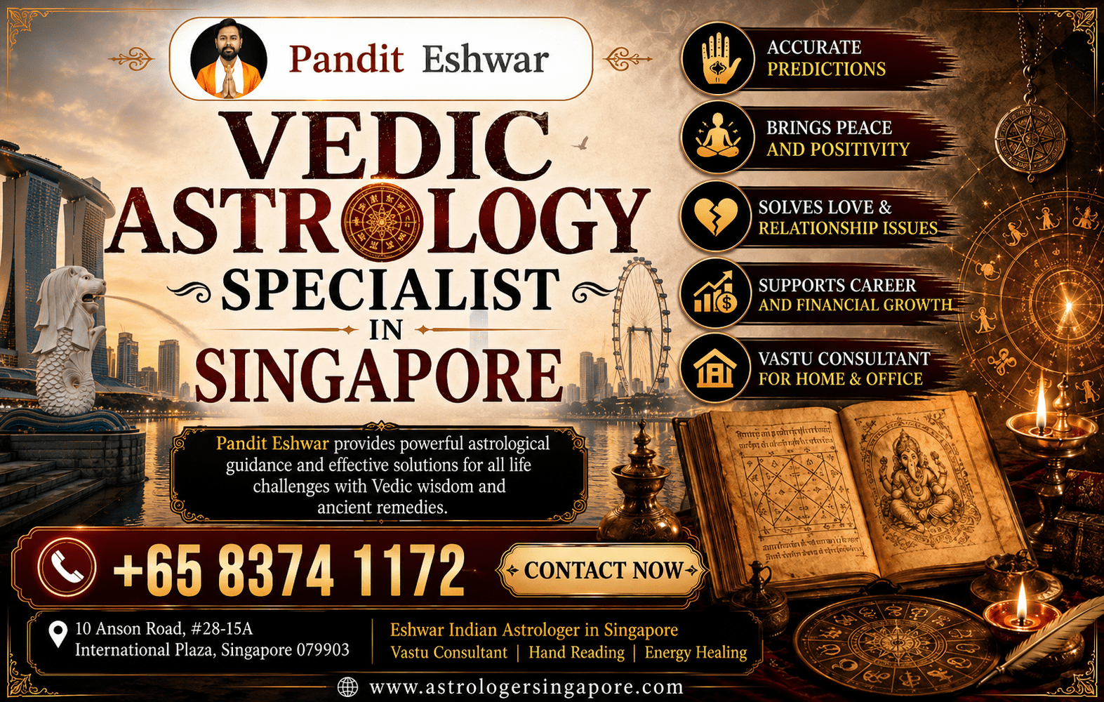Vedic Astrologer in Singapore