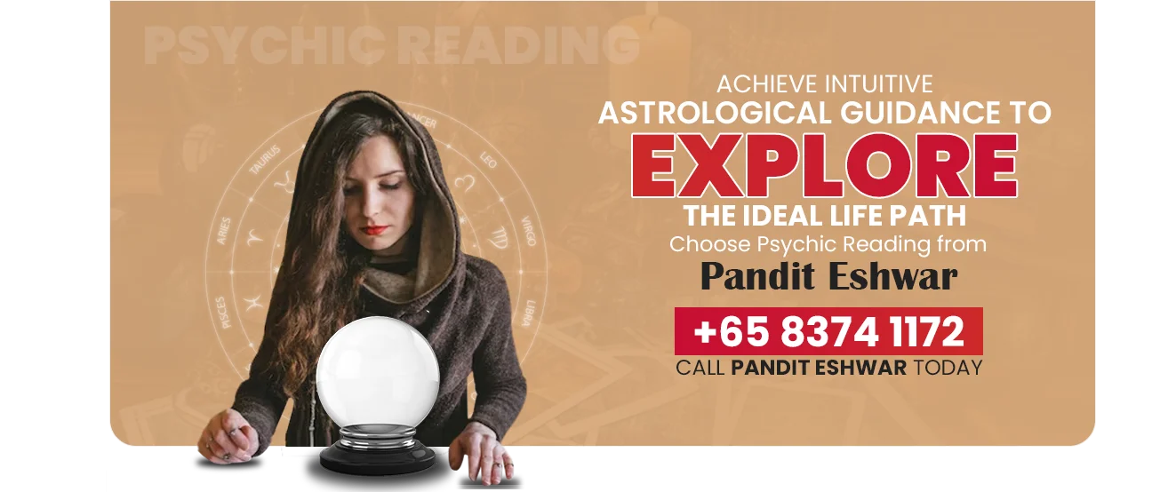 Psychic Pandit Eshwar in Singapore performing Psychic Reading
